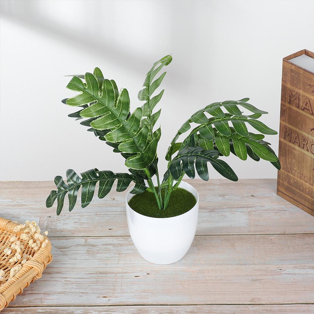 Room Home Decoration Fake Greenery Green Foliage Artificial Plants Bonsai Simulation Flowers Potted
