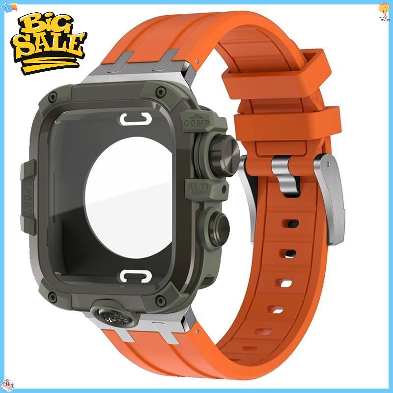 Vollständige Hülle + Armband für Apple Watch Ultra 3 2 49mm Harte Stoßstange GWG Style Displayschutzfolie für iWatch Series 11 10 46MM 45MM 4