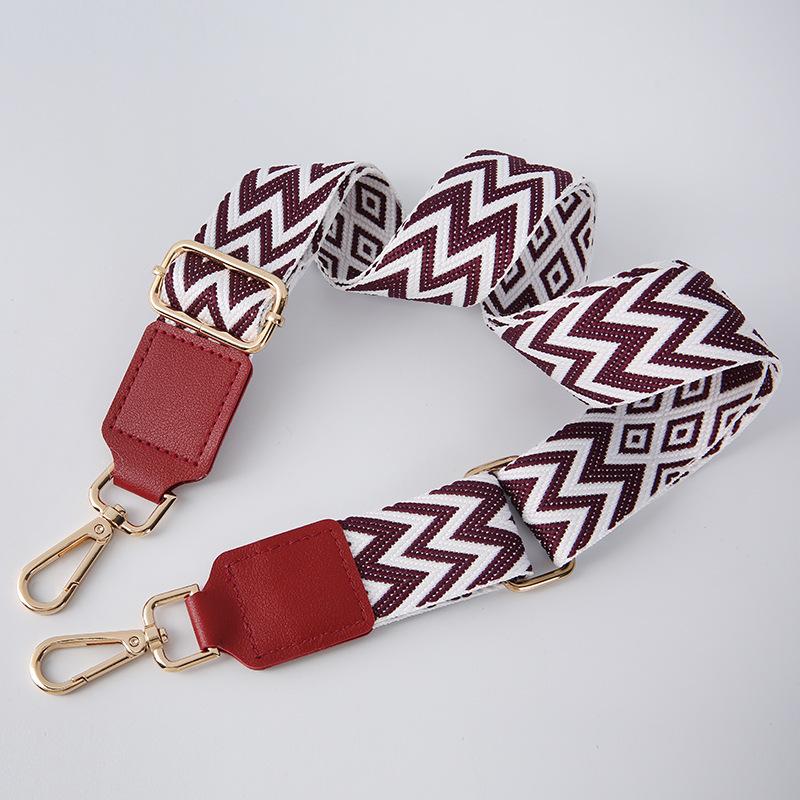 New Bag Shoulder Strap PU Leather Accessories Versatile Multi-color Woven Shoulder Crossbody Fashion Bag Strap Bag Accessories