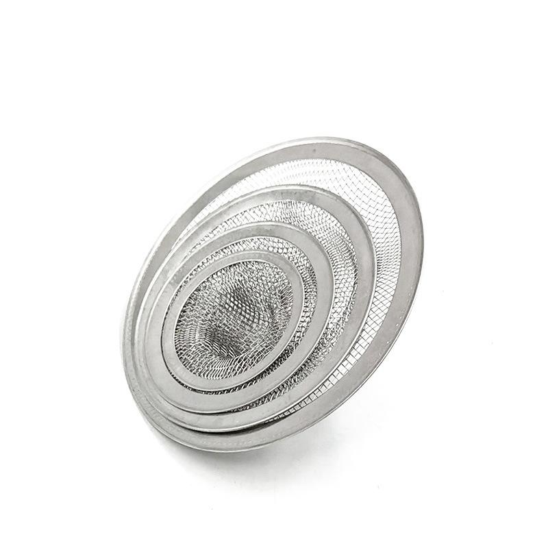 Large, Medium and Small Size Stainless Steel Draining Nets, Water Leakage Sink Filter Net, Residue Filter Net, Draining Straw Hat Floor Drain