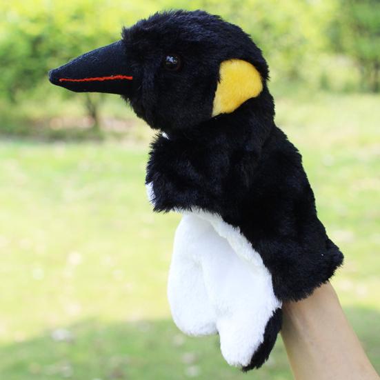 25cm Fox Puppet Cute Animal Doll Plush Toys Hand Flexibility Training