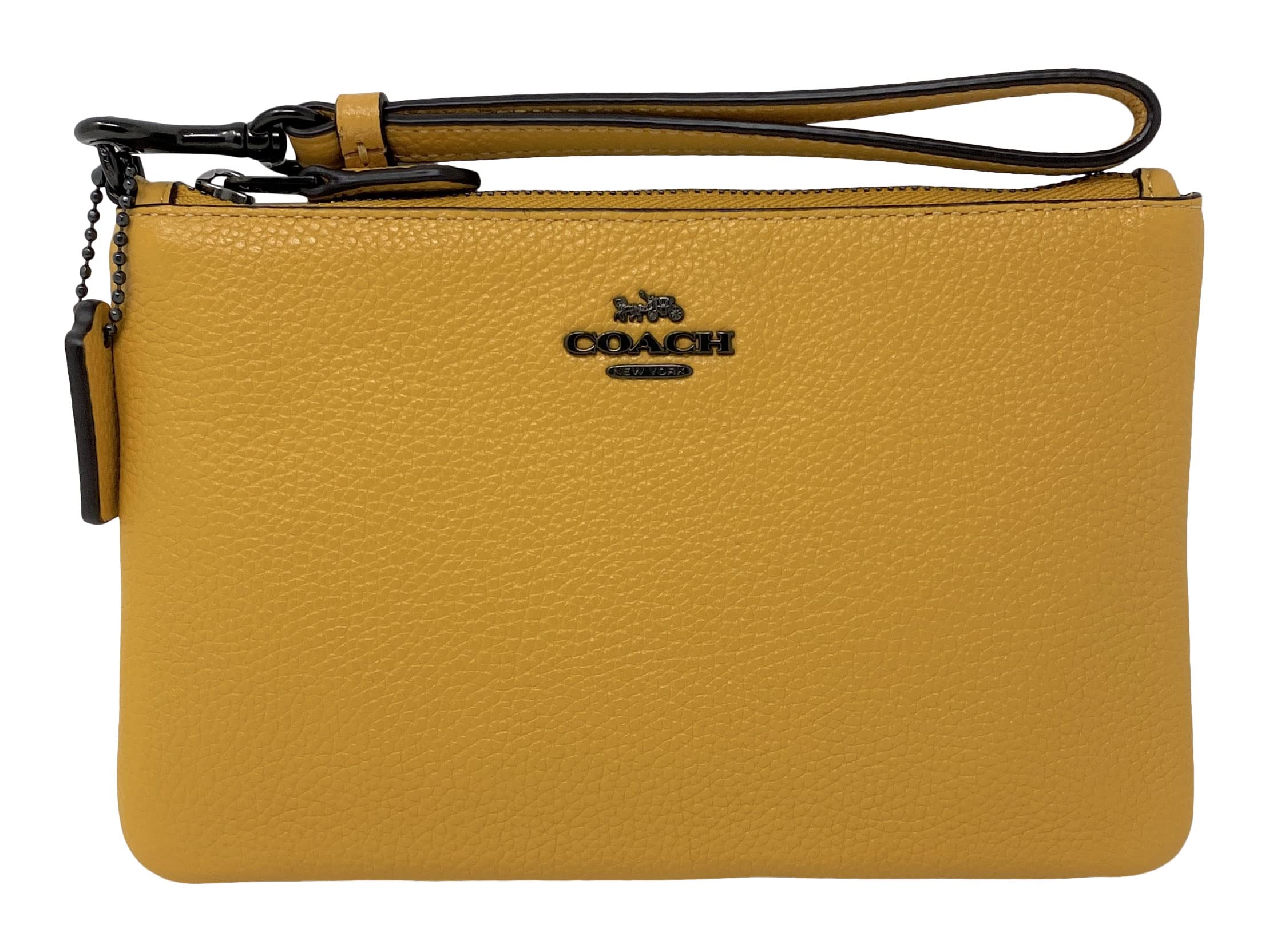 

Coach Polished Pebble Small Wristlet Honeycomb Style No. 22952, Honeycomb.