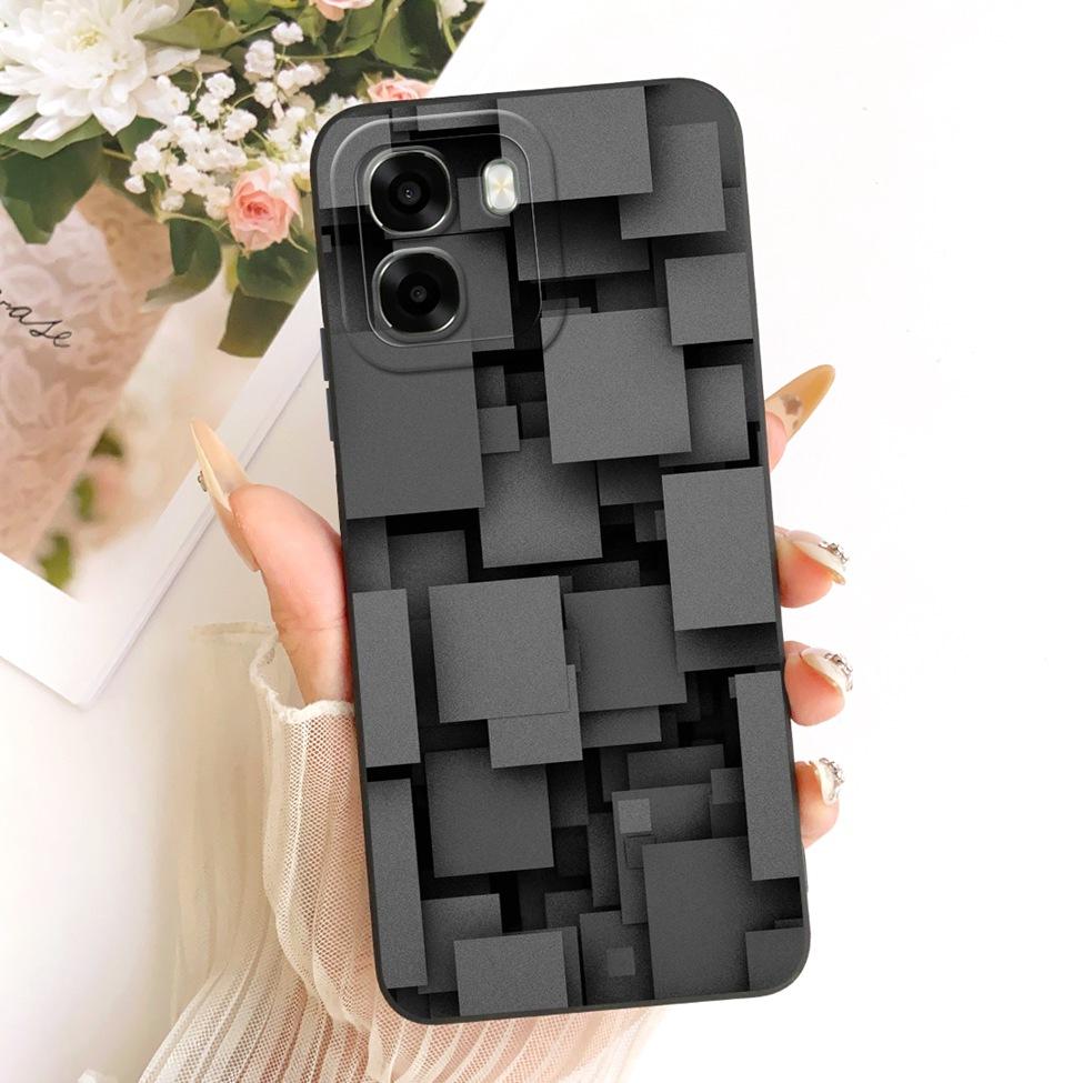 For Oppo A6x 4G CPH2819 5G CPH2783 Phone Case For Oppo A6x Cover Cute Kawaii Luxury Fashion Flowers Cool Painted Silicone Casing