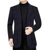 Men's Autumn/Winter Thick Wool Jacket - Casual, Middle-Aged Style