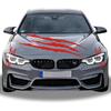 1 Full Set Monster Claw Sticker For Car Hood Decal 1 Set, Car Decals Claw Mark Stickers To Cover Hood Headlights Scratches, Modified