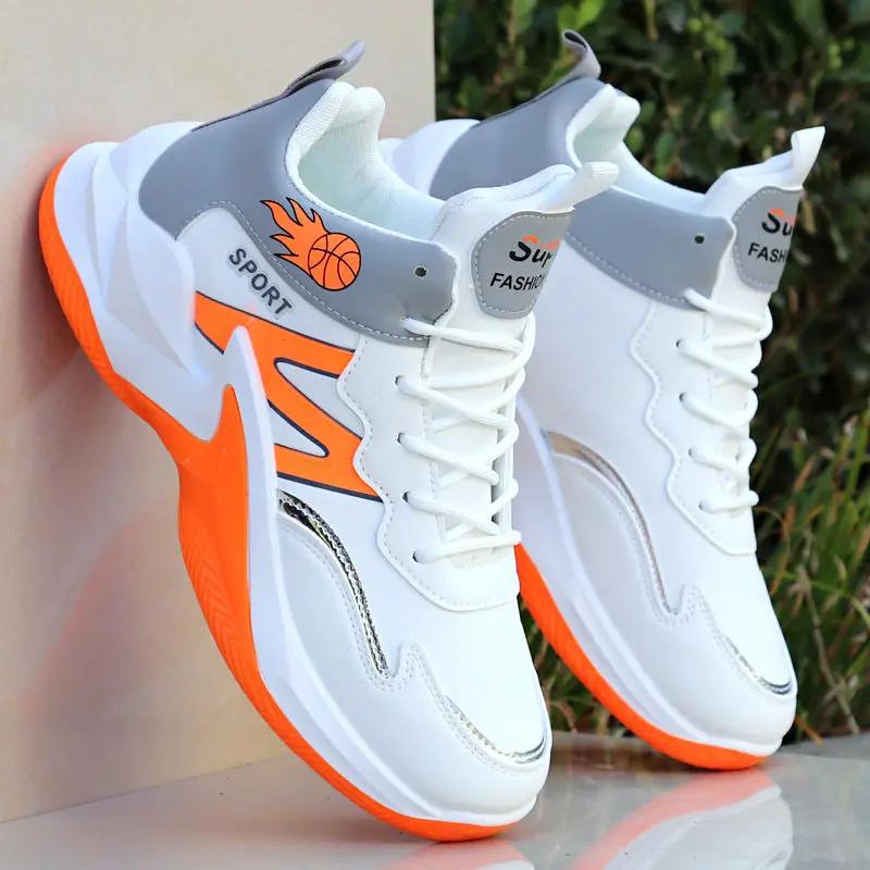 

Модные мужские и женские нескользящие водонепроницаемые повседневные спортивные туфли Homme Chaussure кроссовки баскетбольные кроссовки 2024 мужские высокие дышащие 44