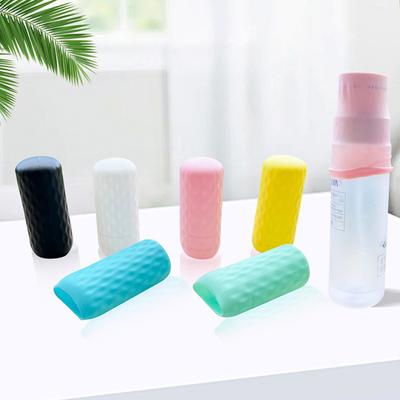 Travel Bottle Sleeve Leak Proof High Elastic Stretchable Travel-friendly Portable Silicone Bottle Sleeve