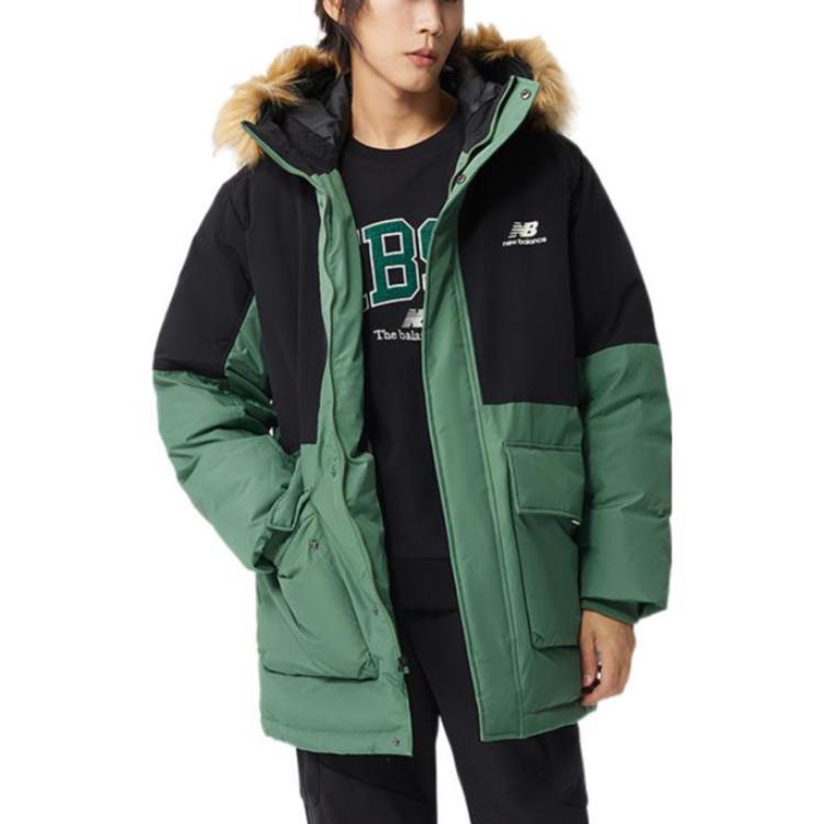 New Balance Down Jacket Men's Green (Unisex) Down Jackets AMJ23355 JD