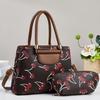 Trendy Fashionable Print Women's Bags Versatile Casual Tote Bags Essential 2Piece Set Handbags for Large-capacity Commuting Bags