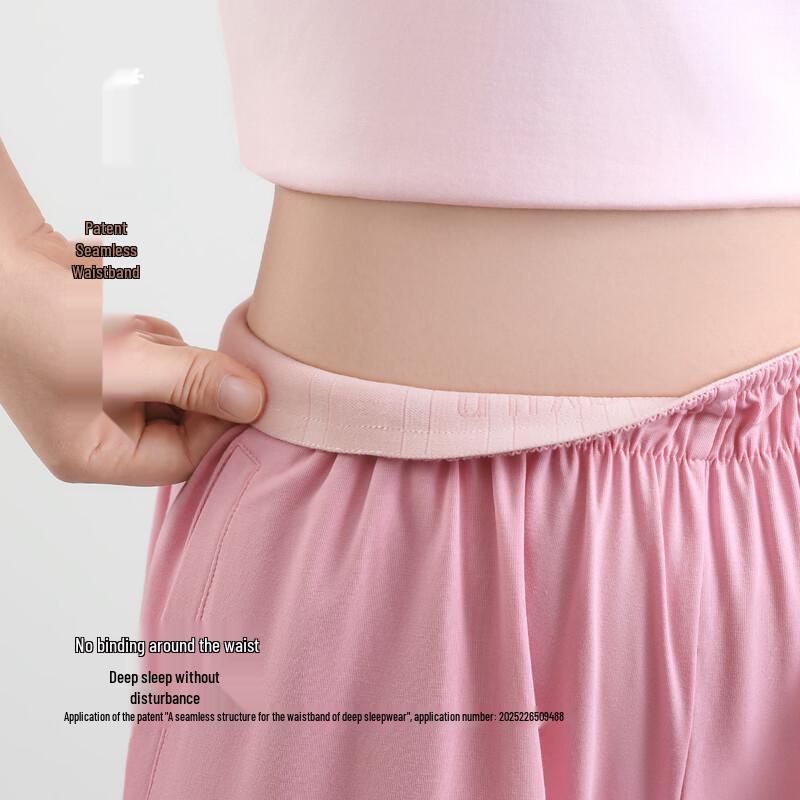 Women's Soft Modal Anti-Mite Short-Sleeve Pajama Set