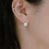 Eveningbell [silver925] Sophia Round Earrings (2color)