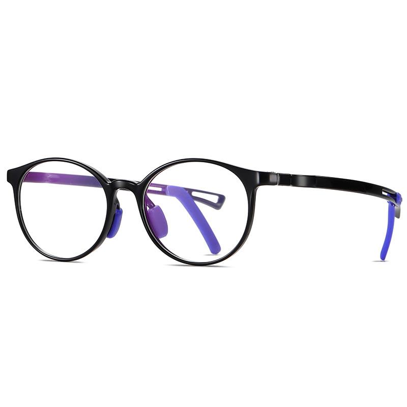 Kids Anti Blue Light Glasses for Children Boys Girls Transparent Round Frame Clear Lens Computer Phone Eyewear