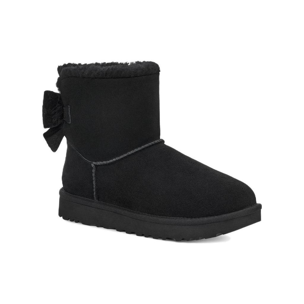 UGG Pohodlné sněhule Mini Bailey Bow Dámské boty Černé 1138172-BLK