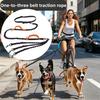 One-to-Three Belt Leash for Multiple Dogs Removable Elastic Telescopic Dog Leash Pet Supplies for Easy Outdoors Control