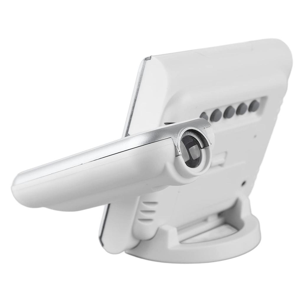 Innovative Silent Projector with Digital Projection Alarm Clock, Thermometer, and Hygrometer for Bedroom.