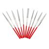 DIYWORK for Ceramic Glass Gem Stone Hobbies and Crafts 10Pcs Hand Tools MTS013 140mm Mini Needle File Set Diamond Coated