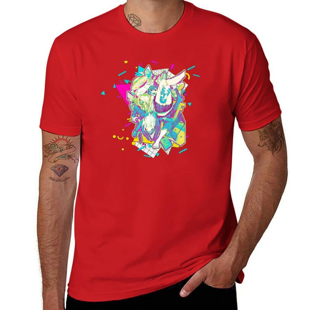 MomoOkarun  Dandadan 90s graphic design Tshirt aesthetic clothes blacks tops men clothings