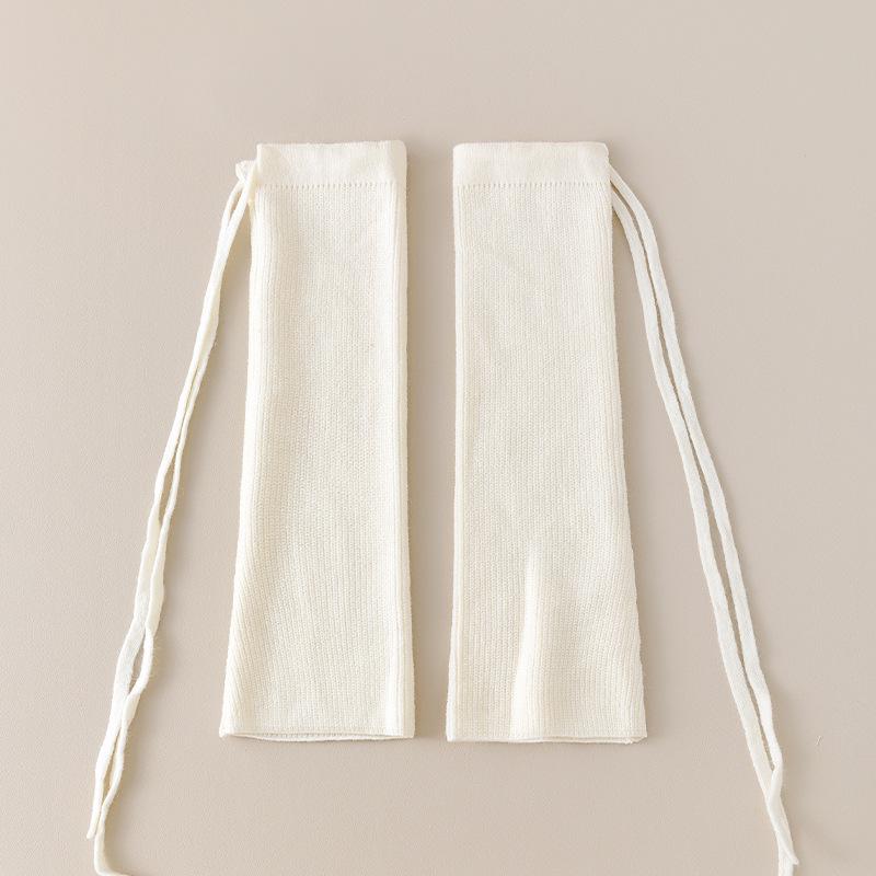 

Женские вязаные серые гетры-скранчи со шнуровкой, носки до середины икры в стиле Харадзюку для весны, осени, зимы - издание Spicy Girl. One Size