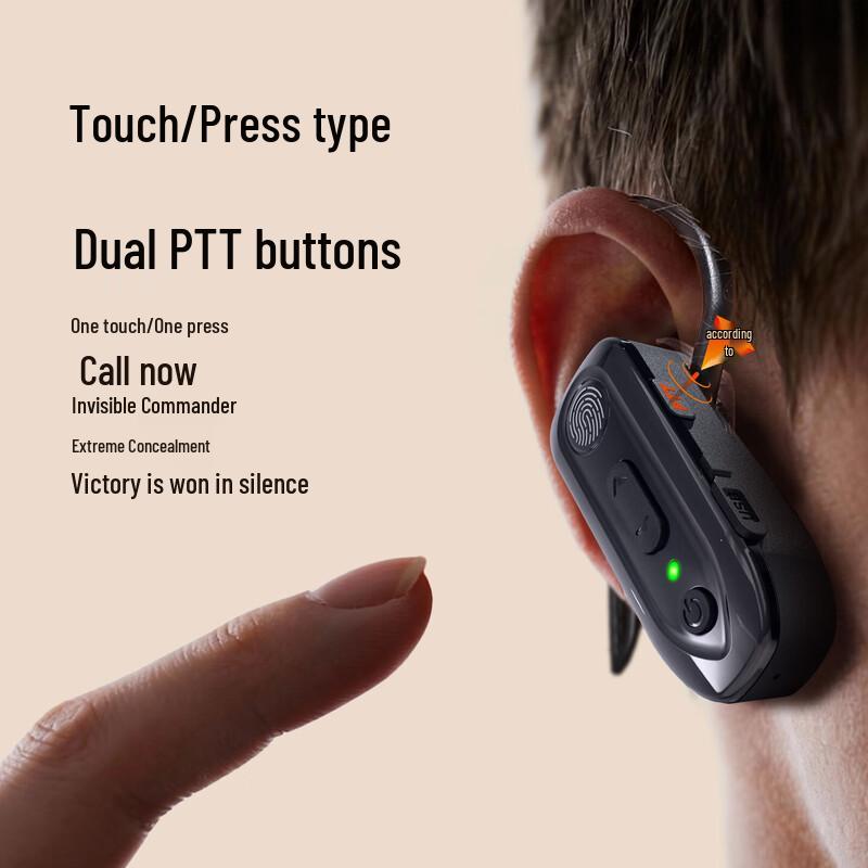 Zchat S1 Mini Ear-Hook Bluetooth Walkie-Talkie (CN version)