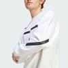 Adidas Z.N.E. True Healing Series FW24 Sweatshirt Comfortable Sports Casual Pullover Long Sleeve American Hoodie Men Sweatshirt White JF2451