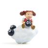 Cute Cartoon Cloud Totoro Girl Coal Ball Blue Cat Mini Model For Gift Giving And Home Decor