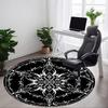 1PC Mystic Symbolism Chair Carpet for Office, Indoor Non-Slip Washable Carpet, Soft Comfortable Mat For Office Room Yy250930260