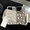Ink Flower Patterns Silicone Phone Case For iPhone 17 17Air 16 15 14 13 12 11 Pro Max 16Plus Shockproof Soft Bumper Cover Funda