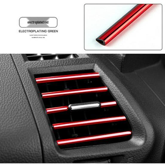 Electroplated Colored Universal Car Vent Decorative Strip