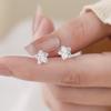 Flower Screw Ears for Women Fresh Sweet Simple Versatile Earrings High-end Earrings