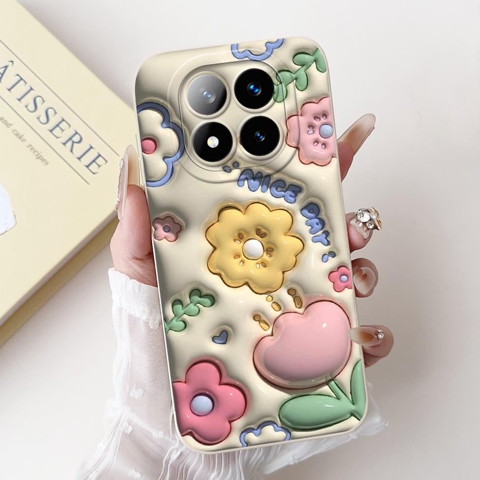 For Redmi Note 14 Pro+ 5G Cover For Redmi Note 14 Pro Plus 5G Case Silicone Cute Cartoon Luxury Fashion Shockproof Bumper Funda
