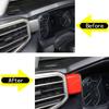 LHD Red Interior Dashboard Cover Strip Trim For Toyota Tundra  2024