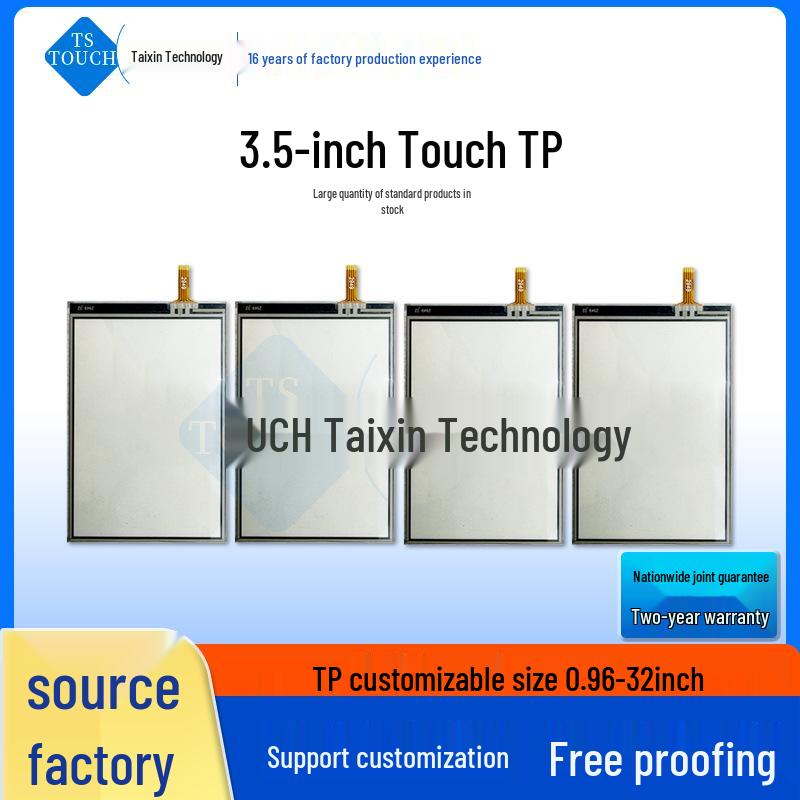 3.5-Inch Resistive Touchscreen Panel Compatible with SPI LCD Color Screens