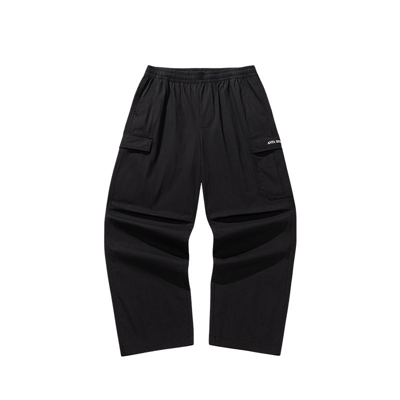 Anta Casual Loose Fit Mid Waist Versatile Fashion Pants Men bottoms 152628509-2 S