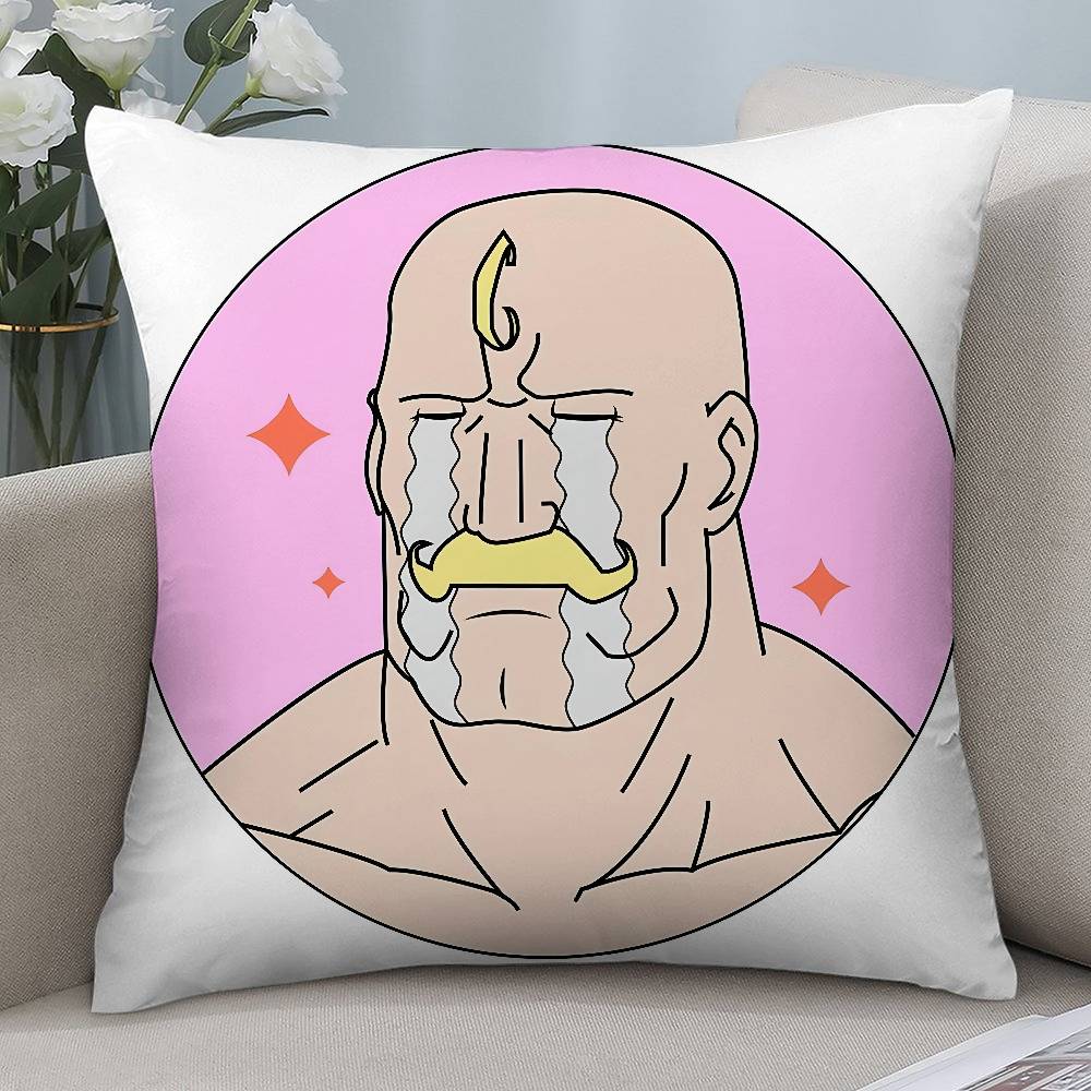 Anime F-Fullmetal Alchemist Pillow Case Short Plush Double-sided Print Square Throw Pillow Covers Sofa Home Cushion Decor