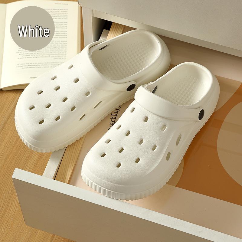 Crocs Women's Fashion Slip-Resistant Sandals with Soft Soles, Breathable, Versatile Two-Wear, Closed-Toe Design.