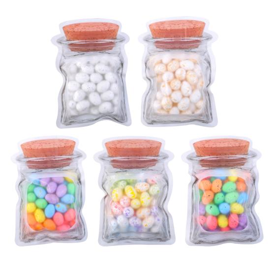 40 Pcs Fake Easter Eggs DIY Foam Colored Eggs Easter Basket Fillers Faux Speckled Eggs for Easter Wreaths Hats Decor