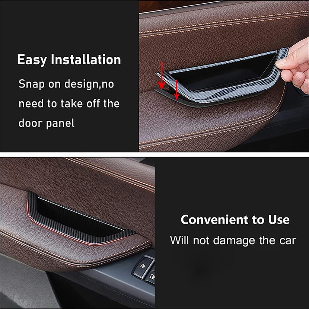 Autotürgriffabdeckung vorne innen passend für BMW X3 F25/X4 F26 2011-2017, nur für Linkslenker-Autotürgriff