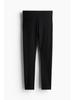 H M Cotton Blend Leggings Black 0768912001
