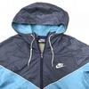Nike 1980s Vintage Blue Tag Hoodie Jacket Men's M Navy X Blue Full Zip(USED)