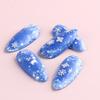 1 Box Nail Flake Snowflake Style 3D Effect Ultra Thin Mixed Manicures Christmas