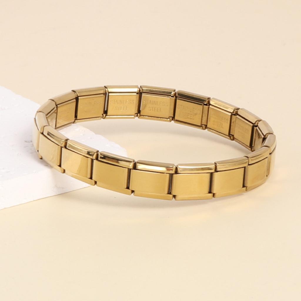 Minimalist Link Chain Bracelet for Women Adjustable Size Sleek Design Durable Metal Construction Lightweight Everyday Accessory