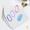 12 Pcs Sublimation Paper Clips Jumbo Blanks, 4x2 Inch Acrylic Sublimation Paperclips Blanks Large, Personalized Paper Clips for Crafts, Gifts, Home,