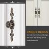 4PCS Retro Style Doorknob Back Panel Applicable For Furniture Drawer Wardrobe Cabinet