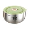 316 Stainless Steel Rice Soup Bowls with Lid Children Tableware Anti-Scald Double Layer Food Containers For Kid 380ML