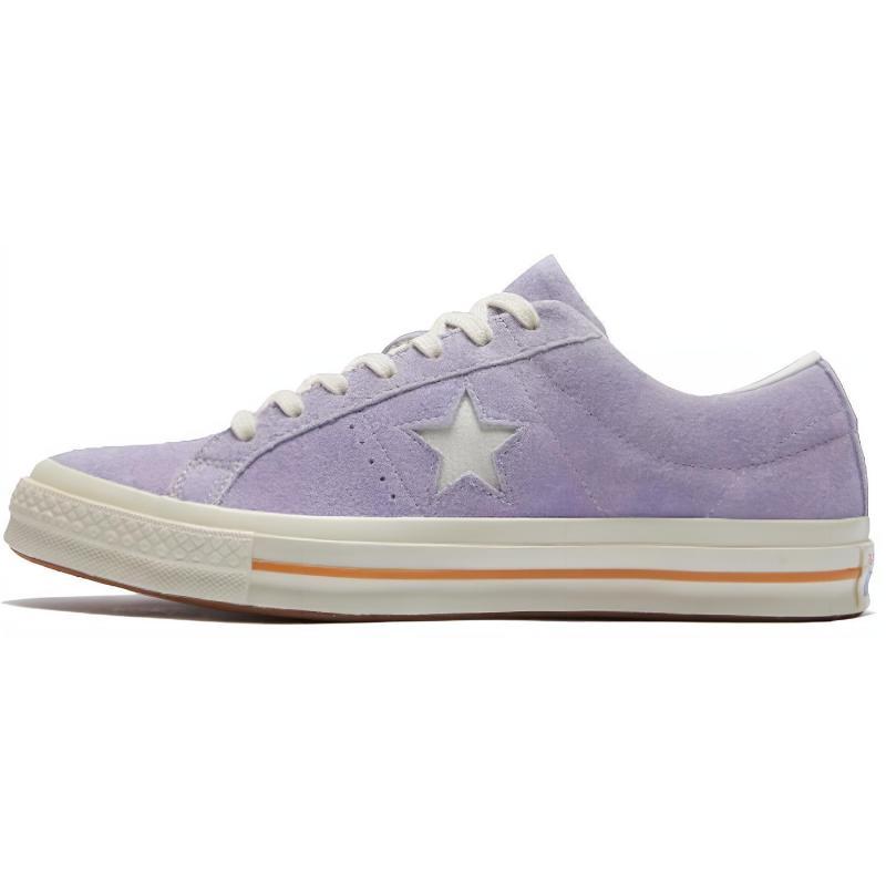 

Converse One Star series Comfortable Low-top Canvas Shoes Unisex Lilac Color 44
