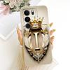 For Vivo V29 V29Pro Feather Crown Initial Letter Phone Case For Vivo V 29 V29 Pro 5G V2250 V2251 Soft Silicone Covers Bumpers