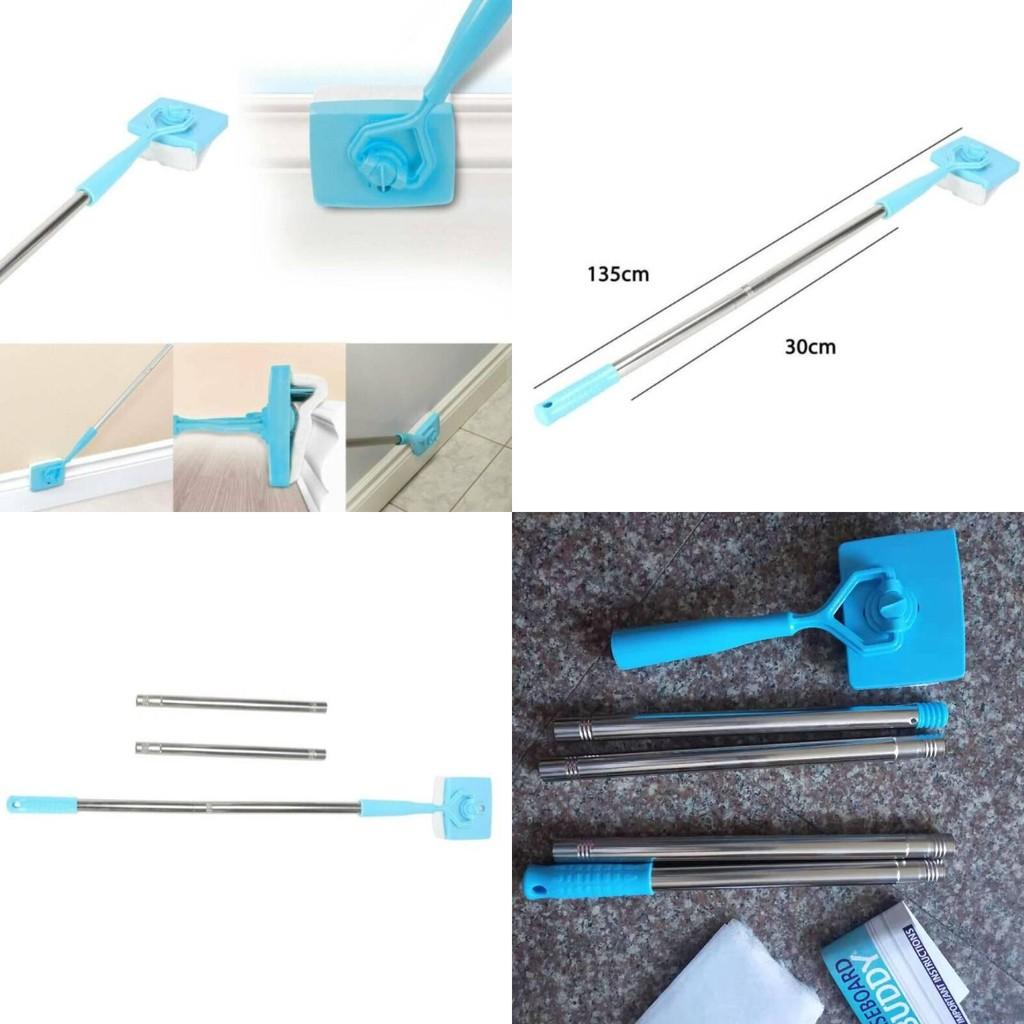Haushaltsreinigungswischer mit ausziehbarem Edelstahlstiel für einfache Bodenpflege