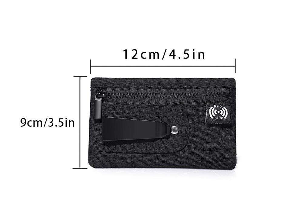 RFID Anti-Theft Waist Bag: Hidden Coin Purse & Card Holder for Outdoor Travel