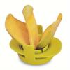 4 in 1 Stainless Steel Mango, Apple Cutter Set , Versatile Fruit Slicer, Corer, and Dicer with Interchangeable Blades for Apples, Peaches, Pears