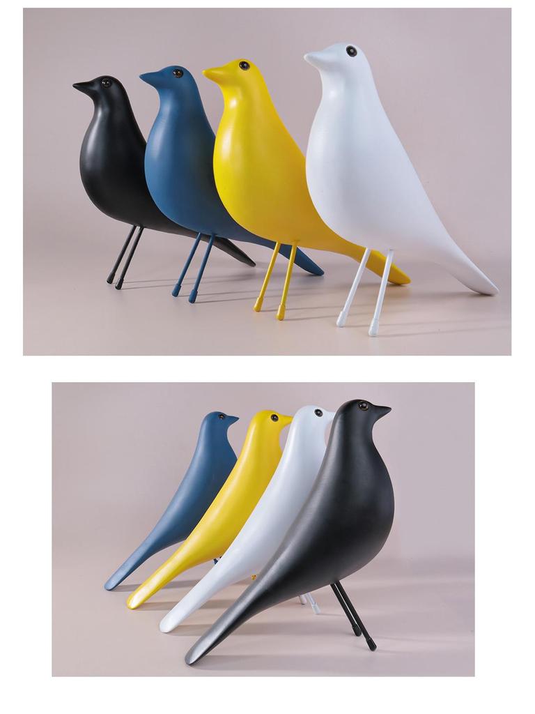 Creative Resin Dove Figurine: Bird Ornament Décor for Home & Entryway